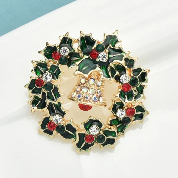 Broche De Noël couronne de Noël​ – Image 3