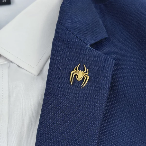 broche araignée en acier inoxydable