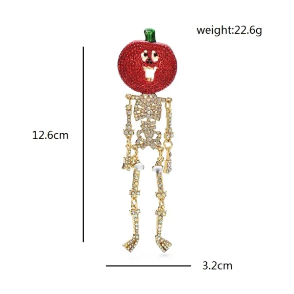 broche Halloween citrouille