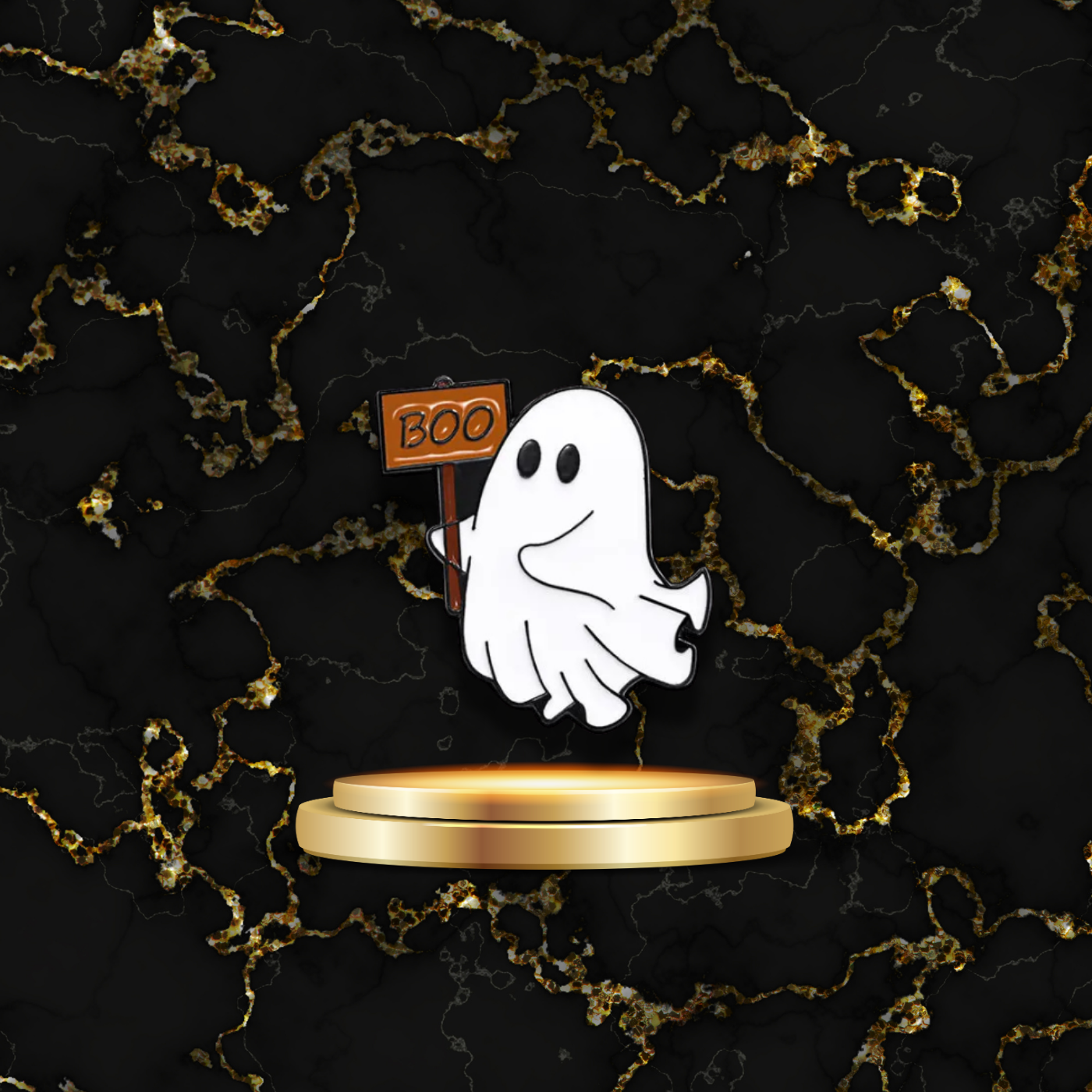 Broche Halloween fantôme effrayant original