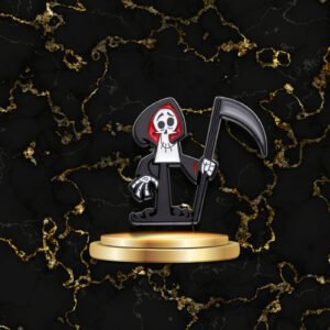 Accessoire mode broche faucheur cartoon Halloween