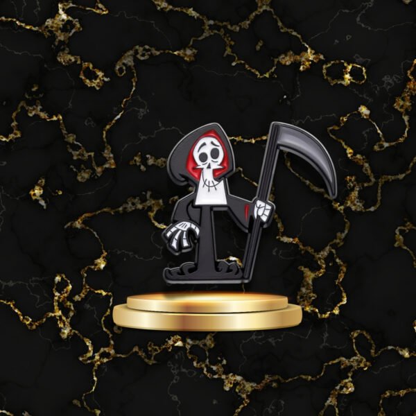 Accessoire mode broche faucheur cartoon Halloween