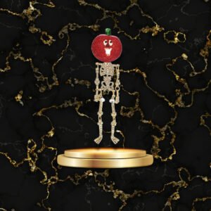 Broche Halloween citrouille drôle décorative