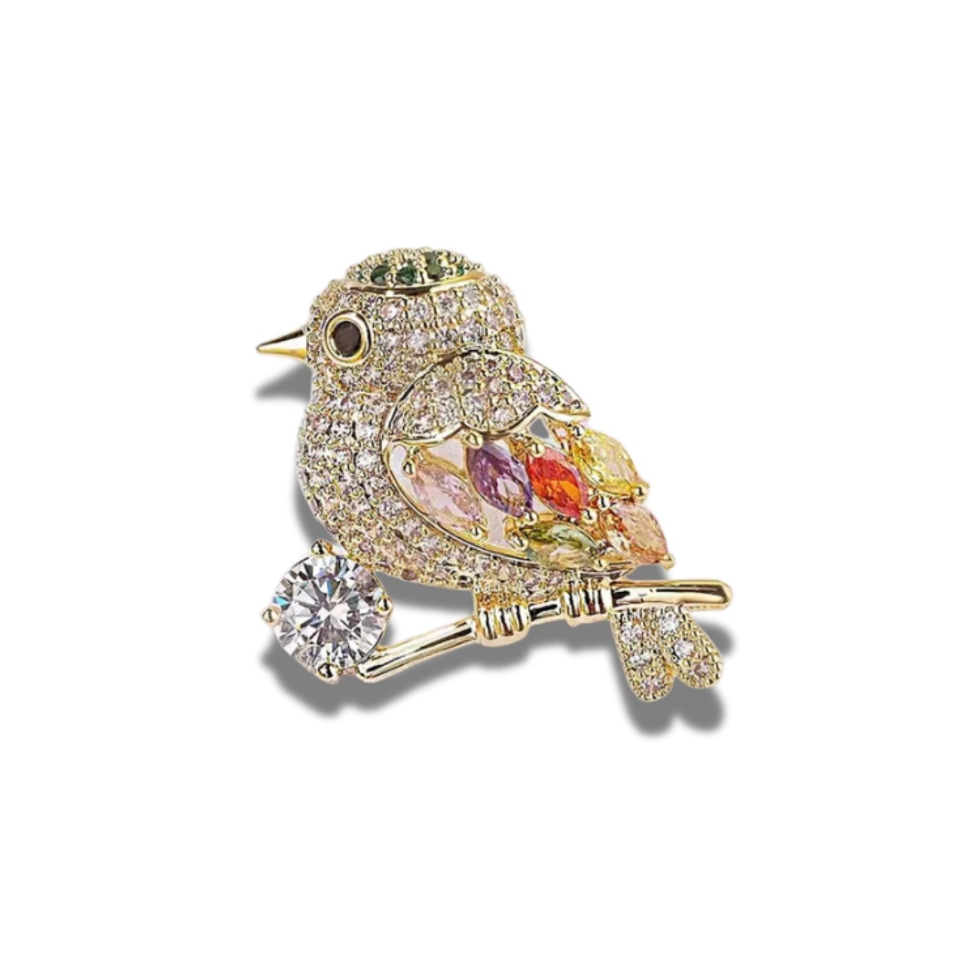 Broche Oiseau Art Moderne