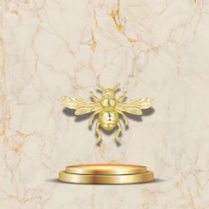 Broche Abeille Persane - Accessoire artisanal