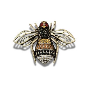 Broche Abeille Ancienne fond blanc