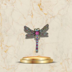 Broche Libellule Multicolore - Élégance et beauté
