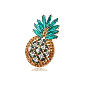 Broche Ananas Art Nouveau design stylisé