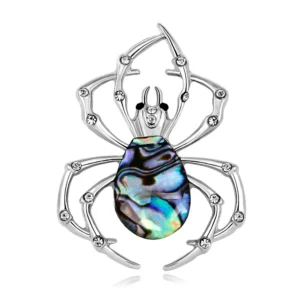 Broche en forme d'araignée avec design unique