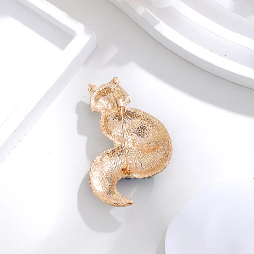 Broche en forme de renard pour accessoires