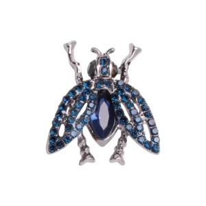 Broche Abeille Strass ornée de strass brillants