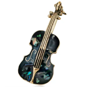 Broche en forme de guitare moderne pour accessoires