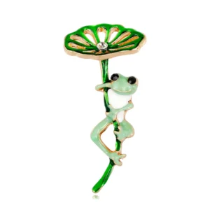 Broche en forme de grenouille volante pour accessoires