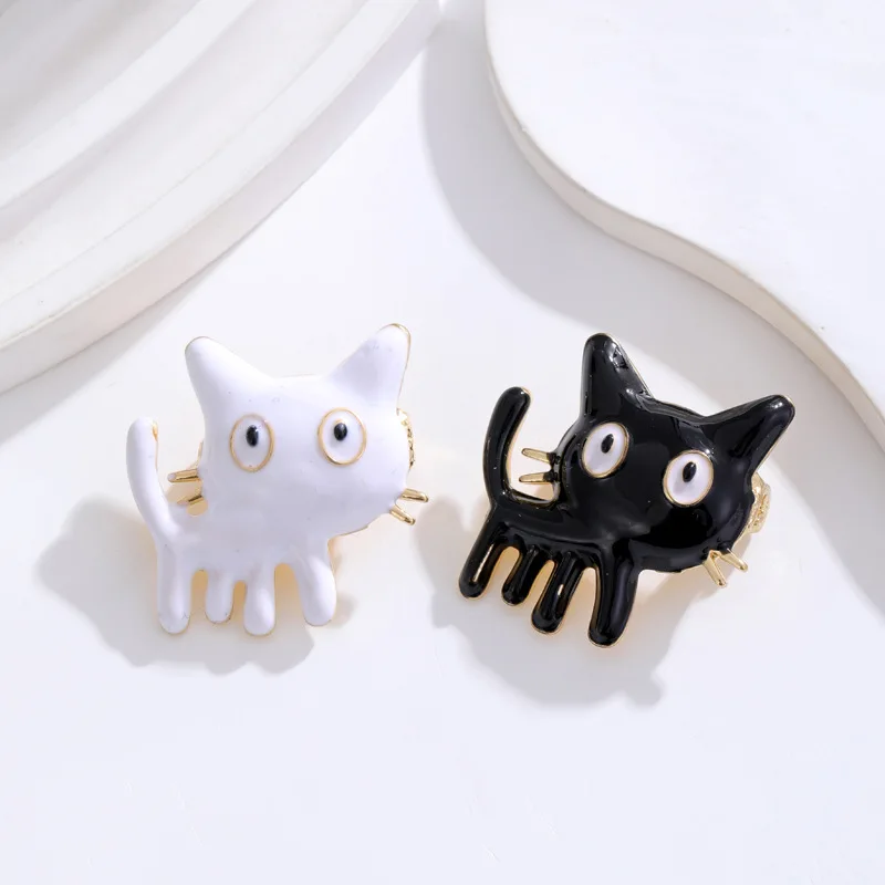 Broche colorée en forme de chat pour les enfants