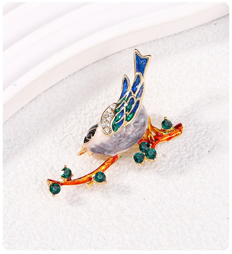 Accessoire de mode Broche Oiseau pour décoration