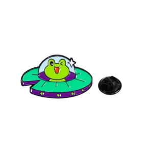 Pin's représentant une grenouille spatiale
