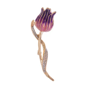 Broche Tulipe en forme de fleur délicate