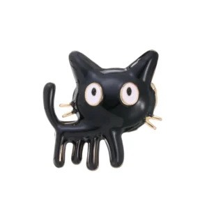 Broche avec motif de chat pour enfant