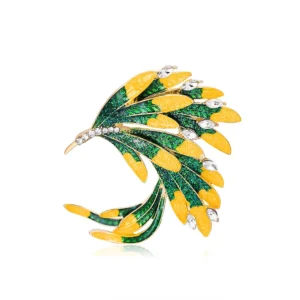 Broche Phoenix Vintage en métal élégant