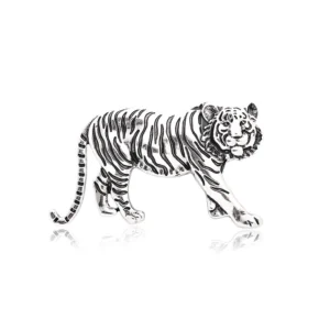 Broche en métal en forme de tigre pour un style unique