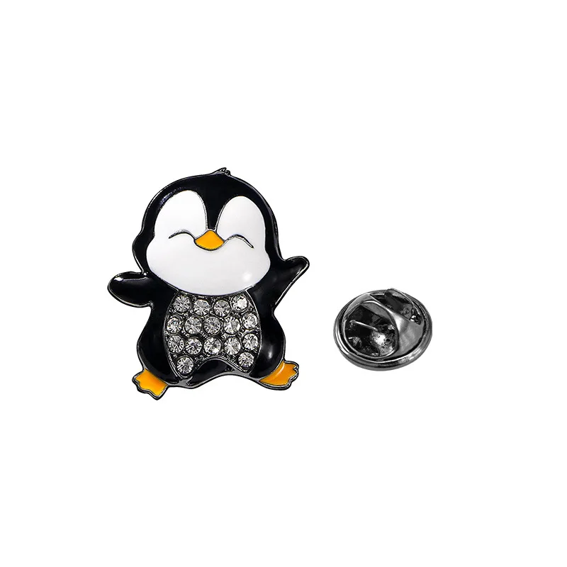 Accessoire mode avec pin's pingouin