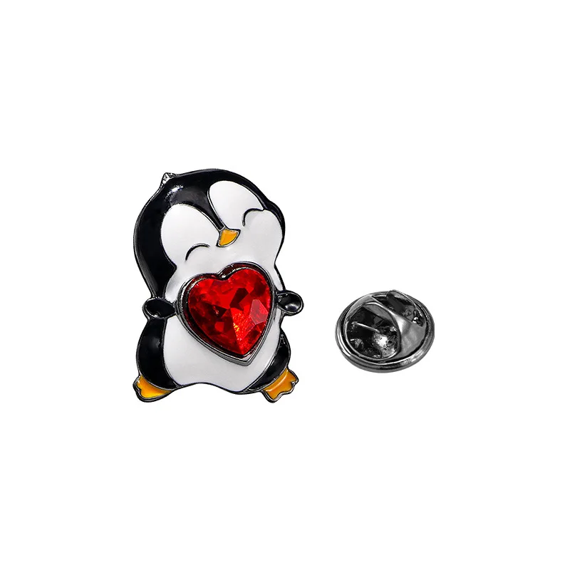 Pin's pingouin sur un sac