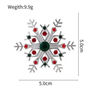 Broche Flocon New Design en métal décoratif