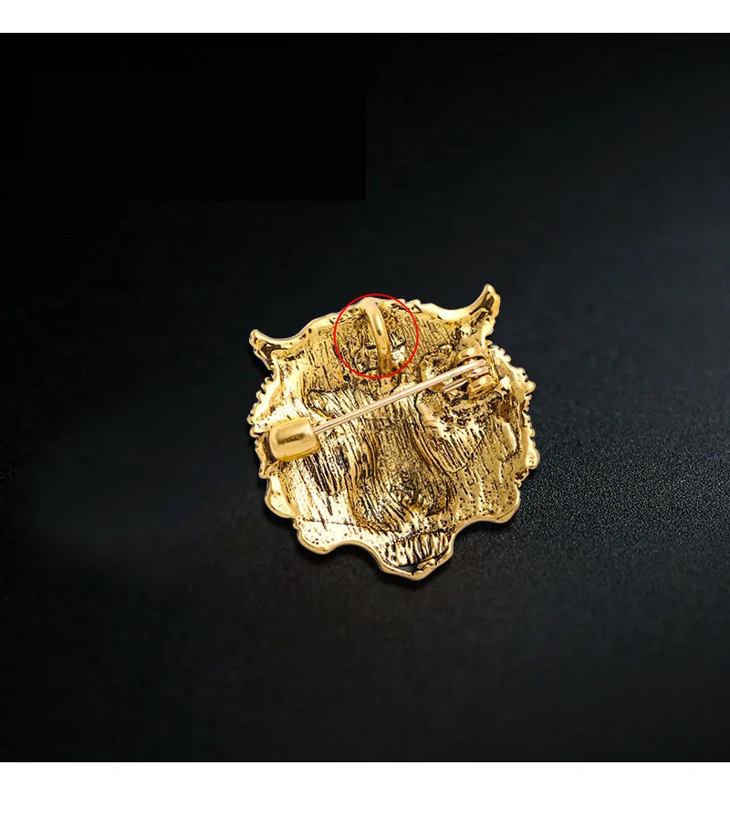 Accessoire mode Broche Tigre Malicieux