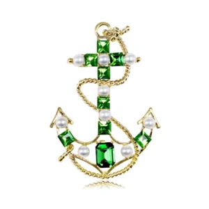 Broche Ancre en métal avec design d'ancre