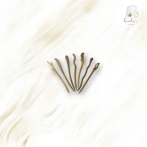 Broche A Cheveux Ancienne en bois