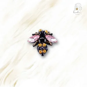Broche Abeille Veuve Noire