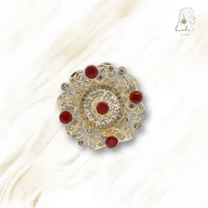 Broche Ancienne Strass Paillettes