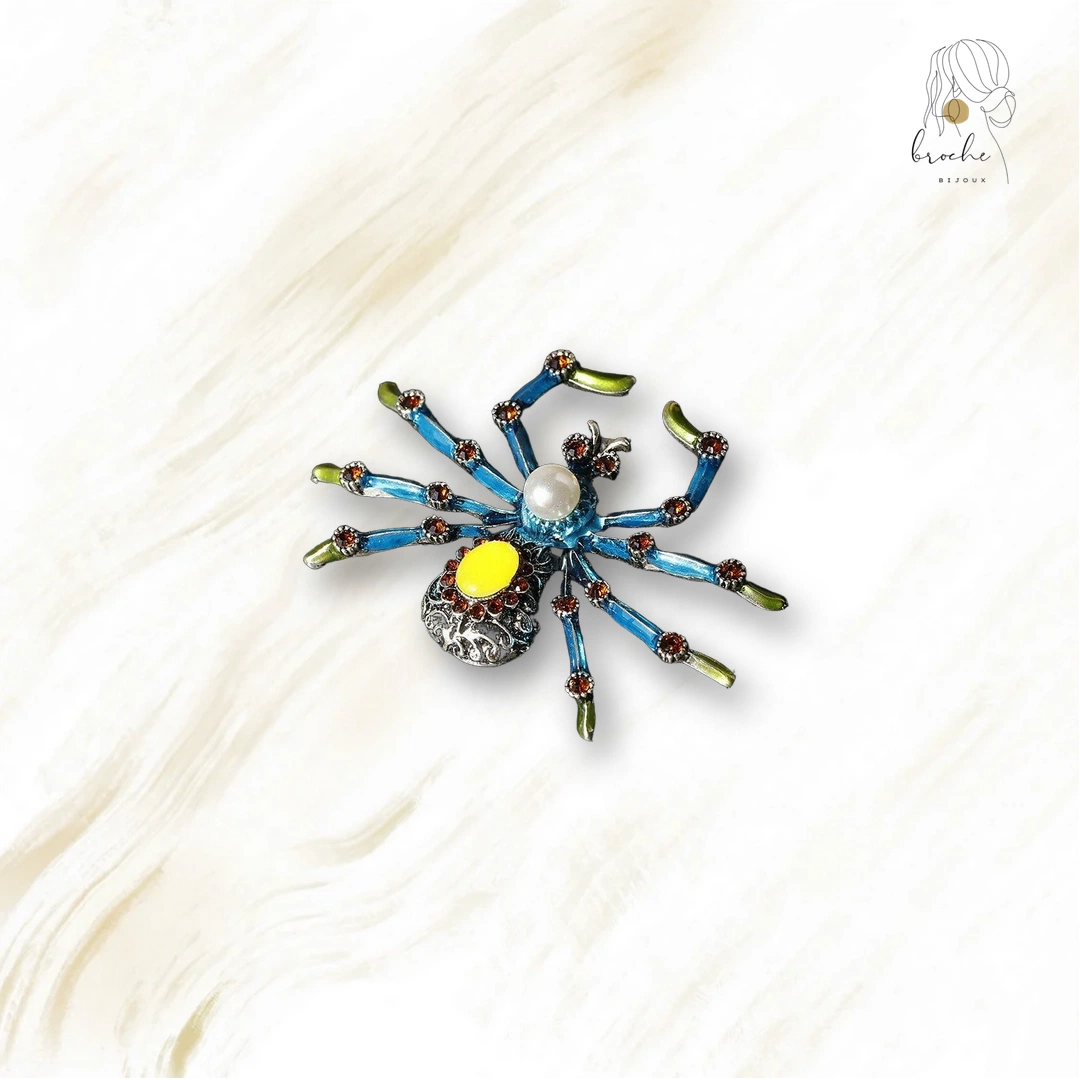 Broche Araignée Arc-en-ciel