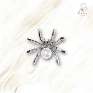 Broche Araignée Argentée