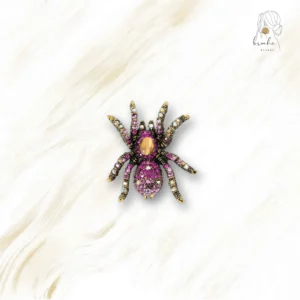 Broche Araignée Fuchsia