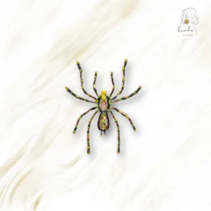 Broche Araignée Tendance Verte