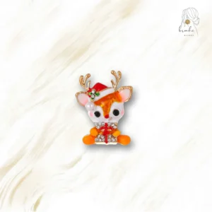 Broche Biche De Noël