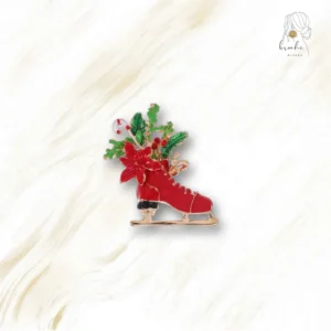 Broche Botte De Noël Vintage