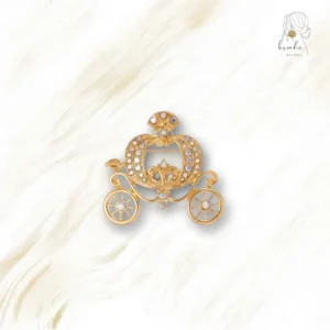 Broche Carrosse Doré