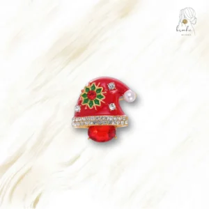 Broche Chapeau de Noël Big Strass