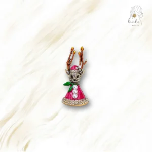 Broche Chapeau Tête De Renne