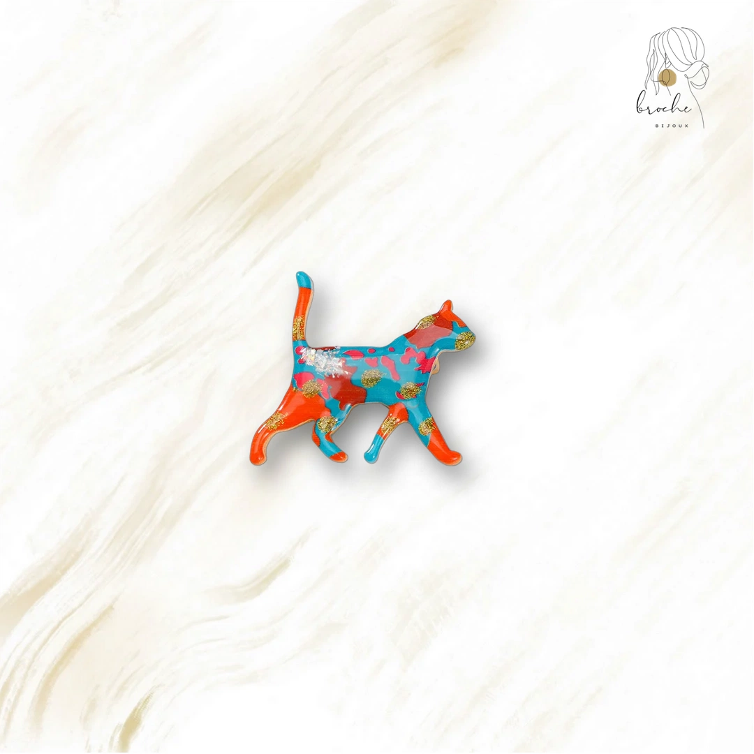 Broche Chat Design Original