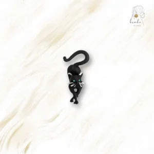 Broche Chat Méditation Féline