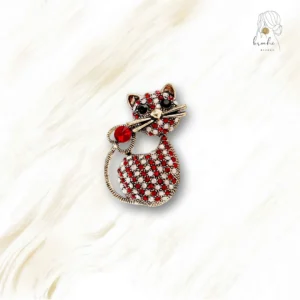 Broche Chat Minimaliste