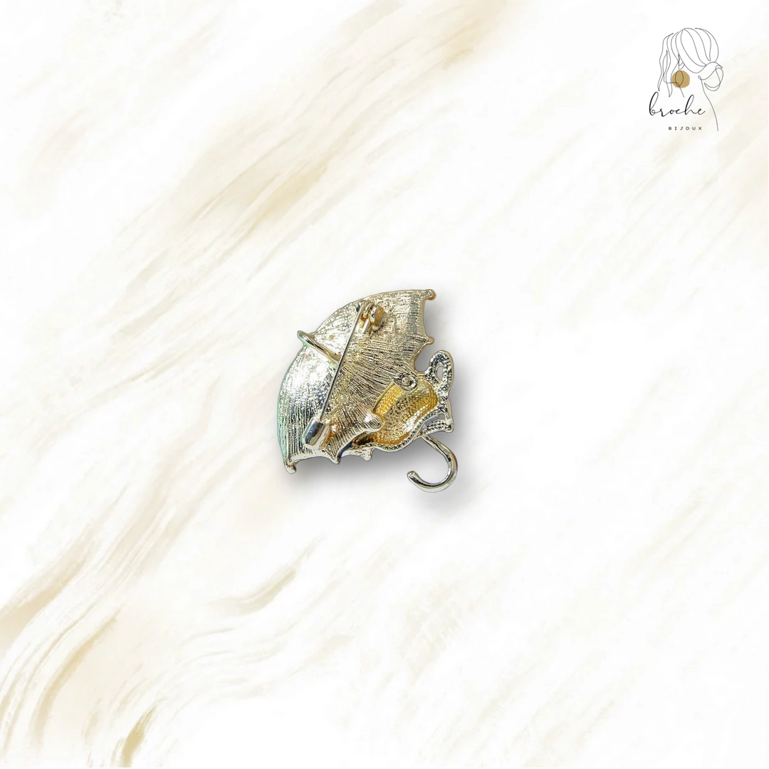 Broche Chat Parapluie