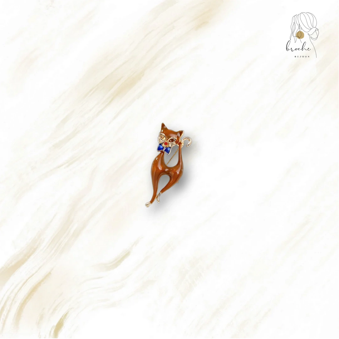 Broche Chat Royal