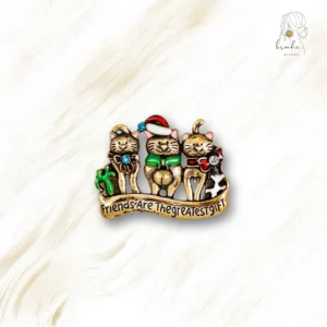 Broche Chat Style Ancien