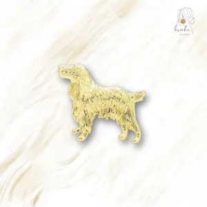 Broche Chien Flamboyant