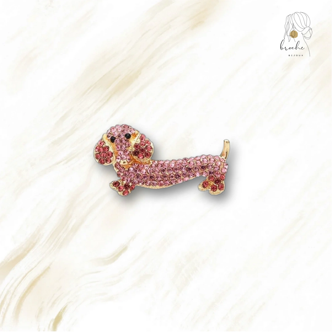 Broche Chien Long Story