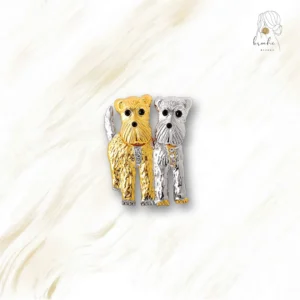 Broche Chien Style Schnauzer